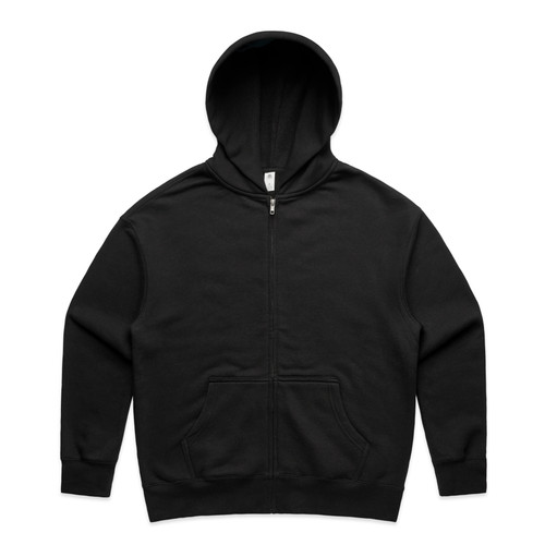 BLACK wo's-relax-zip-hood-black